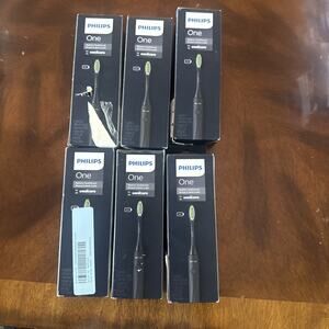 6x PHILIPS ONE BATTERY TOOTHBRUSH philips one by sonicare hy1100/54